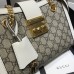 Gucci PadLock, White Monogram, Model: 498156, Size: 26x18x10cm