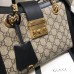 Gucci PadLock, Black Monogram, Model: 498156, Size: 26x18x10cm