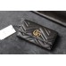 Gucci GG Marmont Wallet, Flap Closure, Long, Black, Gold Hardware, Size: 19x9x3cm, Model: 443436