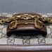 Gucci Horsebit 1955, Baguette, Monogram, Gold, Model: 735178, Size: 24x12x6cm