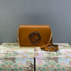 Gucci Blondie, Full Leather, Brown, Large, Model: 699268, Size: 28x16x4cm
