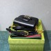 Gucci Horsebit 1955 Mini Bag, Black, Full Leather, Model: 658574, Size: 20.5x14.5x5.5cm