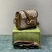 Gucci Horsebit 1955 Mini Bag, Brown, Monogram, Model: 658574, Size: 20.5x14.5x5.5cm