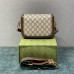 Gucci Horsebit 1955 Mini Bag, Brown, Monogram, Model: 658574, Size: 20.5x14.5x5.5cm