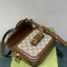 Gucci Horsebit 1955 Mini Bag, Brown, Monogram, Model: 658574, Size: 20.5x14.5x5.5cm