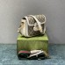 Gucci Horsebit 1955 Mini Bag, White, Monogram, Model: 658574, Size: 20.5x14.5x5.5cm