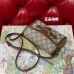 Gucci 1955 Horsebit Mini, 18, Brown, Monogram, Model: 699296, Size: 18x12x5cm