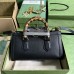 Gucci Bamboo Diana, Black, Full Leather, Model: 735153, Size: 27x15.5x11cm