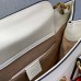 Gucci Bamboo Diana, White, Full Leather, Model: 660195, Size: 27x24x11cm