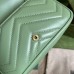 Gucci GG Marmont, Green, 16.5cm, Model: 476433, Size: 16.5x10.2x5.1cm