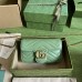 Gucci GG Marmont, Green, 16.5cm, Model: 476433, Size: 16.5x10.2x5.1cm
