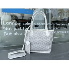 Goyard St Louis Tote Mini White 29x20x10cm