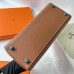 Hermes Hermès Kelly 28cm Togo Ck.37 Golden Brown Waxed Thread Gold Hardware Hand-Stitched