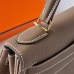 Hermes Hermès Kelly 28cm Togo Ck18 Elephant Grey Waxed Thread Gold Hardware Hand-Stitched