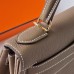 Hermes Hermès Kelly 28cm Togo Ck18 Elephant Grey Waxed Thread Gold Hardware Hand-Stitched