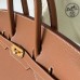 Hermes Hermès Birkin 35cm Togo Ck37 Golden Brown Waxed Thread Gold Hardware Hand-Stitched