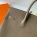 Hermes Hermès Birkin 30cm and 35cm Togo Ck18 Elephant Grey Waxed Thread Silver Hardware Hand-Stitched