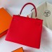 Hermes Hermès Kelly 25cm Togo S3 Heart Red Waxed Thread Gold Hardware Out of Stock Hand-Stitched