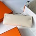 Hermes Hermès Kelly Cut 31cm Swift Imported Plain Leather I2 Cream White Waxed Thread Gold Hardware Hand-Stitched