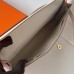 Hermes Hermès Kelly Cut 31cm Swift Imported Plain Leather Ck80 Pearl Grey Waxed Thread Gold Hardware Hand-Stitched