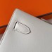 Hermes Hermès Kelly Cut 31cm Swift Imported Plain Leather Ck80 Pearl Grey Waxed Thread Gold Hardware Hand-Stitched