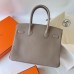 Hermes Hermès Birkin 30cm Togo M8 Asphalt Grey Waxed Thread Silver Hardware Hand-Stitched