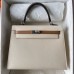Hermes Hermès Kelly 25cm Triple Color Waxed Thread Silver Hardware Hand-Stitched