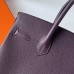 Hermes Hermès Birkin 30cm Togo 59 Grape Purple Waxed Thread Gold Hardware Hand-Stitched