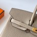 Hermes Hermès Birkin 25cm Togo Ck81 Dove Grey Waxed Thread Gold Hardware Hand-Stitched