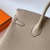 Hermes Hermès Birkin 25cm Togo Ck81 Dove Grey Waxed Thread Gold Hardware Hand-Stitched