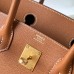 Hermes Hermès Birkin 30cm Epsom Ck37 Golden Brown Waxed Thread Gold Hardware Hand-Stitched