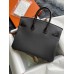 Hermes Hermès Birkin 25 Touch Full Hand-Stitched: Glossy Crocodile Black Gold Hardware HCP Out of Stock Hand-Stitched