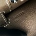 Hermes Hermès Kelly 25cm Epsom Ck18 Elephant Grey Waxed Thread Silver Hardware Hand-Stitched