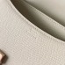 Hermes Hermès Constance 19cm Epsom Ck10 Milk White Waxed Thread Rose Gold Hardware Hand-Stitched