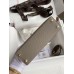 Hermes Hermès Mini Kelly 19cm Imported Epsom Leather Asphalt Grey Gold Hardware Hand-Stitched