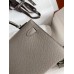 Hermes Hermès Mini Kelly 19cm Imported Epsom Leather Asphalt Grey Silver Hardware Hand-Stitched