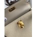 Hermes Hermès Mini Kelly 19cm Imported Epsom Leather Dove Grey Gold Hardware Hand-Stitched