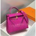 Hermes Hermès Kelly 28 Arabian Nights Purple Crocodile Skin Pattern Inner Layer Sheepskin Hand-Stitched Hand-Stitched