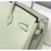 Hermes Hermès Birkin 25 Togo Bubble Green Silver Hardware Hand-Stitched