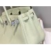 Hermes Hermès Birkin 25 Togo Bubble Green Silver Hardware Hand-Stitched