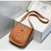 Hermes Hermès Evelyne 18 Togo Brown Silver Hardware Hand-Stitched