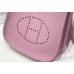 Hermes Hermès Evelyne 18 Togo Pink Silver Hardware Hand-Stitched
