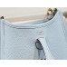 Hermes Hermès Evelyne 18 Togo Light Blue Gold Hardware Hand-Stitched