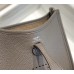 Hermes Hermès Evelyne 18 Togo Dark Grey Silver Hardware Hand-Stitched
