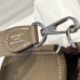 Hermes Hermès Evelyne 18 Togo Elephant Grey Silver Hardware Hand-Stitched