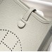 Hermes Hermès Evelyne 18 Togo Light Grey Silver Hardware Hand-Stitched