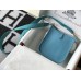 Hermes Hermès Evelyne 18 Togo Blue Gold Hardware Hand-Stitched