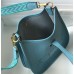 Hermes Hermès Evelyne 18 Togo Blue Gold Hardware Hand-Stitched