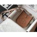 Hermes Hermès Evelyne 18 Togo Brown Gold Hardware Hand-Stitched