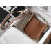 Hermes Hermès Evelyne 18 Togo Brown Gold Hardware Hand-Stitched